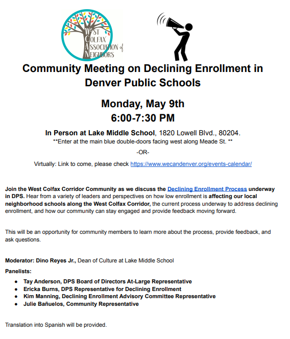 Eagleton Elementary » Declining Enrollment Community Meeting, May 9